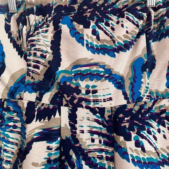 BANANA REPUBLIC Silk Floral Strapless Sheath Cocktail Dress Size 10 - Picture 4 of 13